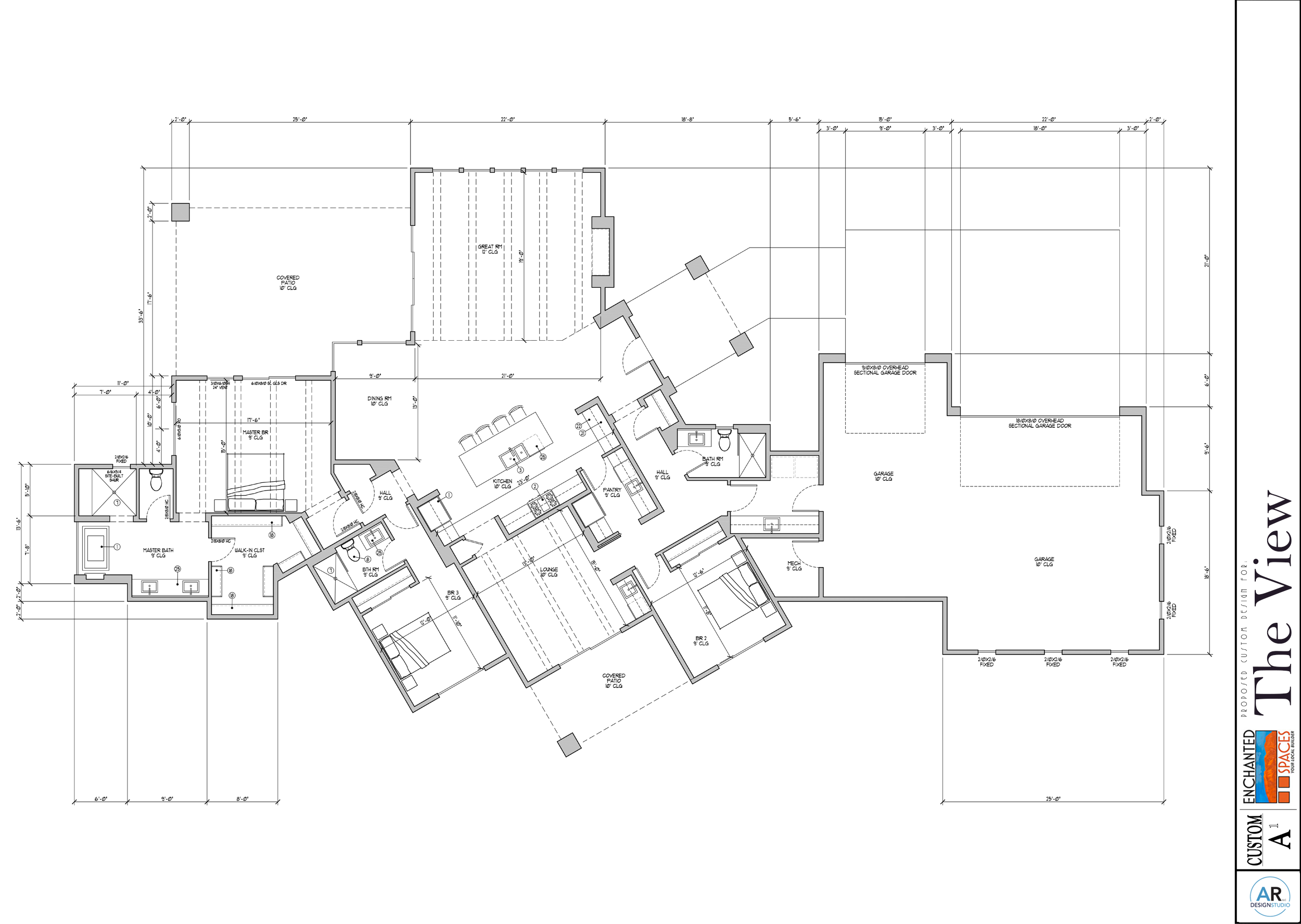 The View - Southwestern Home Plan Enchanted Spaces LLC in Placitas New Mexico