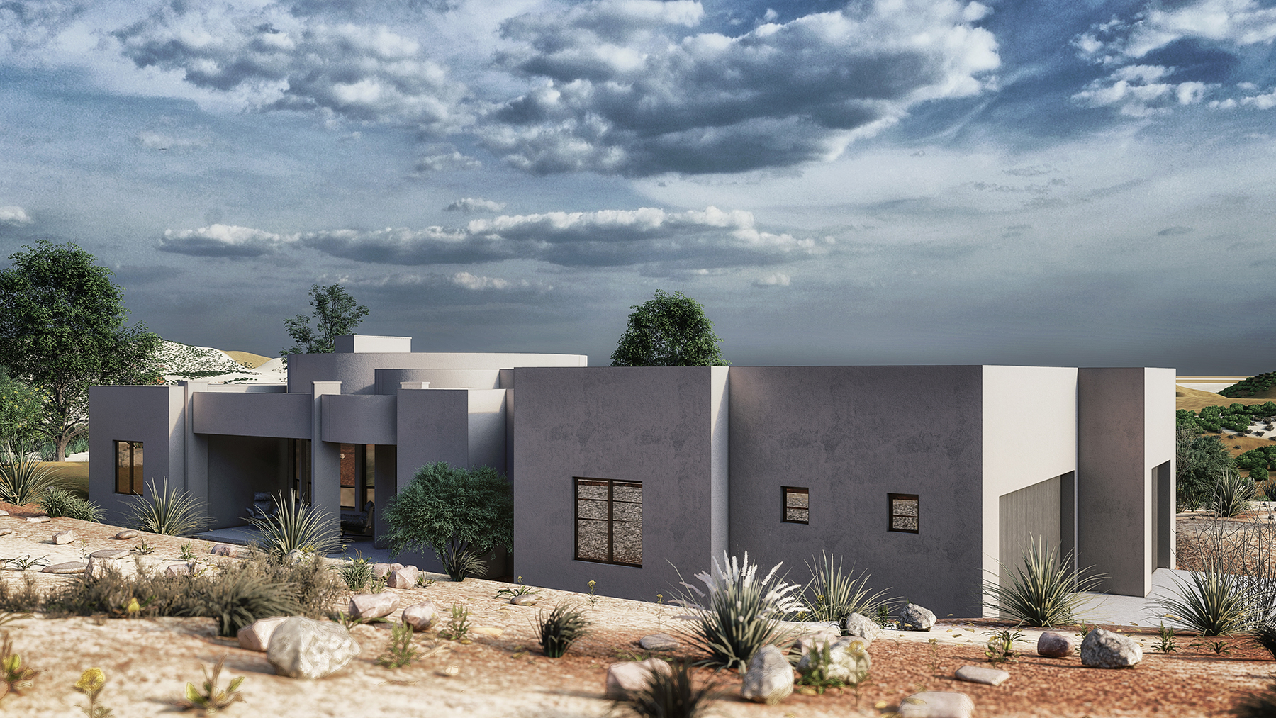 The Pinnacle - Southwestern Home Plan Enchanted Spaces LLC in Placitas New Mexico