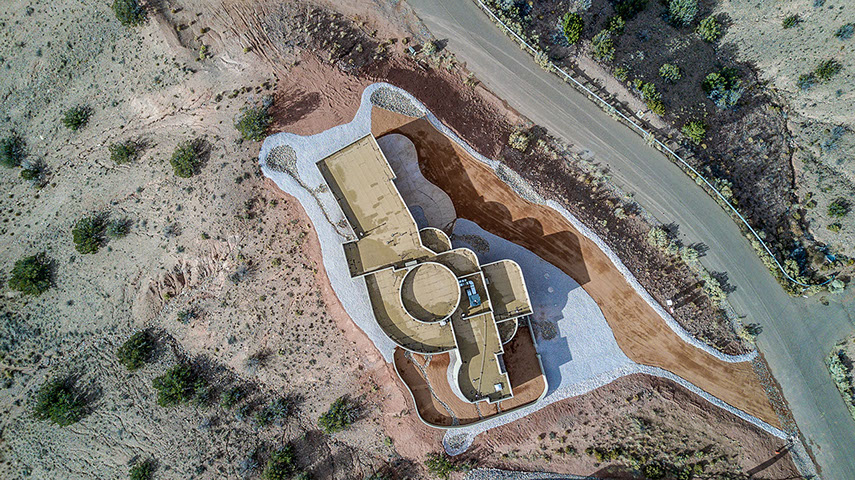 The Wheel House Santa Fe Style Custom Home