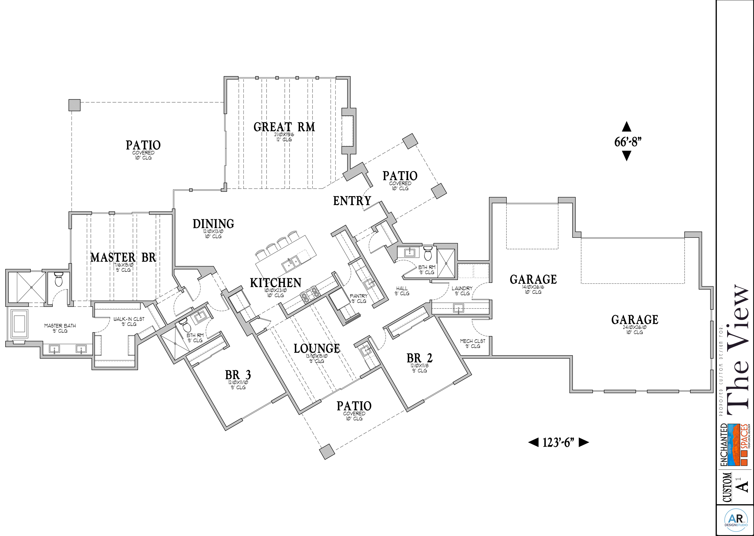 The View - Southwestern Home Plan Enchanted Spaces LLC in Placitas New Mexico